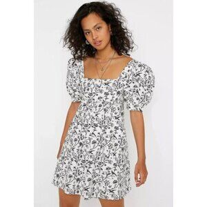 Laura Ashley UO Exclusive Penelope Toile Babydoll Dress XS